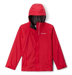 Columbia Youth Boys Watertight 2 Jacket, Waterproof Rain Jacket, Mountain Red, M - Kurtki i płaszcze dla chłopców - miniaturka - grafika 1