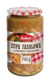 Zupy w płynie - Ankor Zupa fasolowa z mięskiem i warzywami 700g - miniaturka - grafika 1