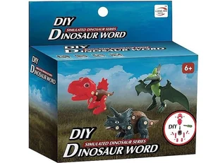 Dinozaur do skręcania ze śrubokrętem - figurka - Figurki dla dzieci - miniaturka - grafika 1