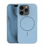 Etui i futerały do telefonów - Nakładka Silicone Thin Magsafe case do iPhone 17 Pro jasnoniebieski - miniaturka - grafika 1