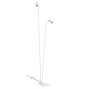 Lampy stojące - Nowodvorski Lampa podłogowa stojąca podwójna MONO 120cm 10W GU10 biały złoty - miniaturka - grafika 1