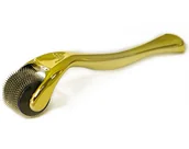 Pozostałe akcesoria kosmetyczne - Derma Roller 540 Igieł 3,0 mm Dermaroller Tytan Złoty - miniaturka - grafika 1