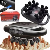 Masażery - Masażer wibracyjny do masażu ciała pleców Pistolet masujący GUN 16 głowic - miniaturka - grafika 1