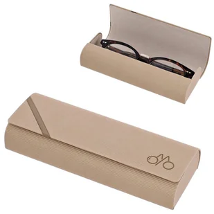 Etui okularowe na magnes ET-131C beżowy - Akcesoria do okularów - miniaturka - grafika 1