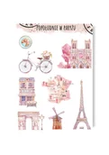 Scrapbooking - Naklejki wieża eiffla paryż dla paryżanki francja - miniaturka - grafika 1
