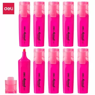 Zakreślacz Deli s621 różowy końcówka 1-5mm - Zakreślacze - miniaturka - grafika 1