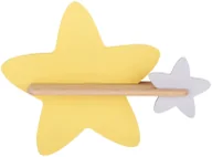 Lampy stojące - Żółto-szara lampka nocna dziecięca gwiazdki - K035 G9-Z40 - miniaturka - grafika 1