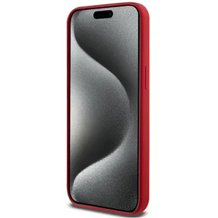 Ferrari FEHMP15XSBAR iPhone 15 Pro Max 6.7" czerwony/red hardcase Silicone Printed Ring MagSafe - Etui i futerały do telefonów - miniaturka - grafika 5