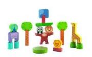 Układanki dla dzieci - Djeco Zabawka wczesnorozwojowa - Stacky Jungle - miniaturka - grafika 1
