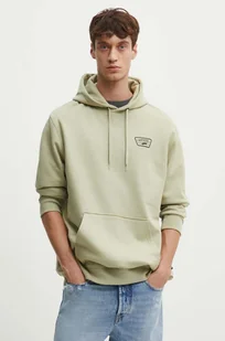 Vans bluza bawełniana męska kolor zielony z kapturem z nadrukiem VN000HNZD3Z1 - Bluzy męskie - miniaturka - grafika 1