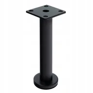 Meble modułowe i akcesoria - Noga meblowa stopka do łóżka kanapy prosta CZARNY MAT H160 wytrzymała SL015 - miniaturka - grafika 1