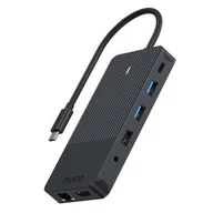 Stacje dokujące i replikatory portów - Hub multiport ucm-2006 usb-c 12 w 1 - miniaturka - grafika 1