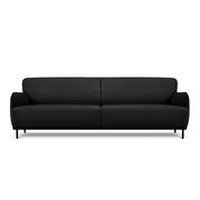 Sofy i kanapy - Czarna skórzana sofa Windsor & Co Sofas Neso, 235x90 cm - miniaturka - grafika 1