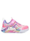 Buty dla dziewczynek - Skechers Sneakersy S-Lights - Unicorn Chaser 302298N/PKMT Różowy - miniaturka - grafika 1