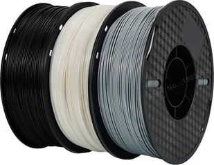 filament do drukarek 3D, wysoka odporność na promieniowanie UV, wysoka wytrzymałość, czarno-biało-szary - Filamenty i akcesoria do drukarek 3D - miniaturka - grafika 1