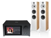 Zestawy stereo - NAD C 700 V2 (czarny) + 603 S3 (dąb) - miniaturka - grafika 1