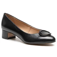 Półbuty damskie - Półbuty Wojas 9290-51 Czarny - miniaturka - grafika 1