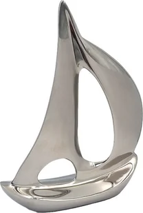 Giftdeco Duży model jachtu - metal - 36cm - Kolekcjonerskie modele pojazdów - miniaturka - grafika 1