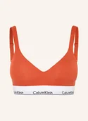 Biustonosze - Calvin Klein Biustonosz Push-Up Icon Cotton Modal rot - miniaturka - grafika 1