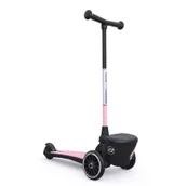 Hulajnogi - Scootandride Scoot and Ride Highwaykick 2 Lifestyle Hulajnoga trójkołowa balansowa ze świecącymi kółkami i odblaskową kierownicą Reflective Rose 2+ 3965286 - miniaturka - grafika 1