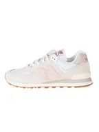 Trampki męskie - New Balance Skórzane sneakersy w kolorze kremowym - miniaturka - grafika 1