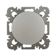 Wyłączniki światła i elektryczne - LEXMAN Włącznik pojedynczy schodowy Ardea Srebrny LEXMAN - miniaturka - grafika 1