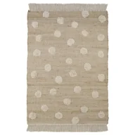Dywany dla dzieci - Dywan dziecięcy naturalnyny kolor + naturalny COTTON 100x150 Rug Nop - miniaturka - grafika 1