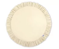 Maty piankowe - Mata Do Zabawy Z Falbanką- Kremowy - miniaturka - grafika 1