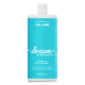 Żele pod prysznic dla mężczyzn - On Line Dream, żel pod prysznic, jaśmin i gardenia, 500 ml - miniaturka - grafika 1