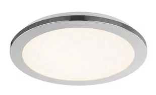 Globo Lighting LAMPA plafon SIMPLY 41560-18 okrągła OPRAWA metalowa LED 18W 3000K 4000K 6500K sufitowa IP44 chrom biała 41560-18 - Lampy sufitowe - miniaturka - grafika 1
