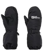 Rękawiczki - Jack Wolfskin Unisex dziecięce rękawiczki zimowe 2 l, czarne, 140, czarny, 140 - miniaturka - grafika 1