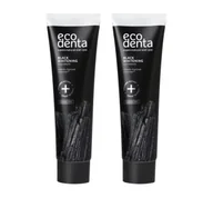 Pasty do zębów - Ecodenta Czarna pasta Double Pack 2x100ml EUR4241 - miniaturka - grafika 1
