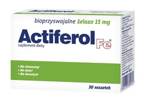 Actiferol Fe 15 mg x 30 sasz - Suplementy diety - miniaturka - grafika 1