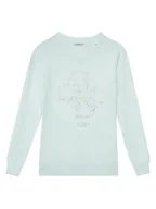 Swetry dla chłopców - Guess Sweter J5YR01 Z3FP0 Błękitny Regular Fit - miniaturka - grafika 1