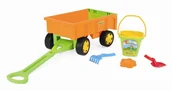 Samochody i pojazdy dla dzieci - Wader Wózek Przyczepa Gigant + Kpl.letni 10952 - miniaturka - grafika 1