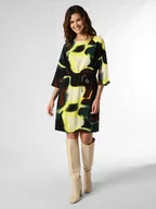 Sukienki - s.Oliver BLACK LABEL - Sukienka damska, zielony|wielokolorowy - miniaturka - grafika 1
