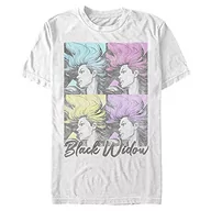 Koszulki męskie - Marvel Black Widow Pop Koszulka męska Biały, S, Biały, S - miniaturka - grafika 1