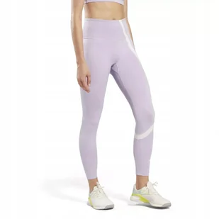 REEBOK LEGGINSY DAMSKIE SPORTOWE TRENING SIŁOWNIA R.4X FIOLET - Legginsy - miniaturka - grafika 1