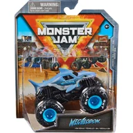 Samochody i pojazdy dla dzieci - MONSTER JAM TRUCK AUTO TERENOWE SPIN MASTER 1-PAK SERIA 34 MEGALODON 1:64 - miniaturka - grafika 1