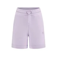 Spodenki damskie - Damskie Spodenki GUESS ELLY SHORTS V2YD10K7UW2-G4P7 – Fioletowy - miniaturka - grafika 1