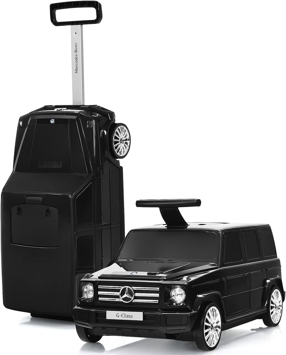 COIL Walizka Jeździk 3W1 Mercedes G-CLASS Auto samochód dla dzieci czarny