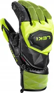 Rękawice narciarskie - Leki LEKI RĘKAWICE WCR Venom SL 3D black/yellow 10.0 - miniaturka - grafika 1
