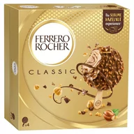 Lody i desery lodowe - Ferrero Rocher Classic Lody o smaku orzechów laskowych 280 ml (4 sztuki) - miniaturka - grafika 1