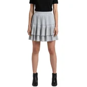 Spódnice - Spódnica damska John Richmond plisowana mini szara-S - miniaturka - grafika 1