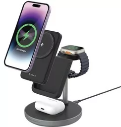 Adam Elements Magnetyczna stacja ładująca 5w1 MagSafe, czarna - Ładowarki do telefonów - miniaturka - grafika 1