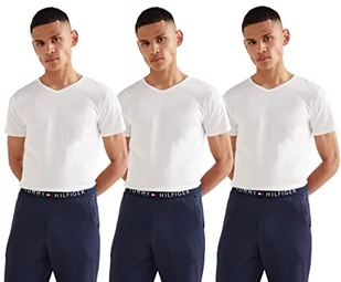 Tommy Hilfiger Premium Essentials Męski T-shirt, Biały, XXL / 3 sztuki - Koszulki męskie - miniaturka - grafika 1