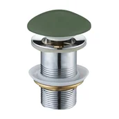 Korki do umywalek - Mexen korek klik-klak okrągły, khaki ceramiczny mat - miniaturka - grafika 1