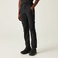 Spodnie męskie - Regatta Męskie Spodnie Trekkingowe Xert Stretch Iii Zip Off Czarny, Rozmiar: 44 R - miniaturka - grafika 1