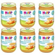 Dania dla dzieci - Hipp Zupka warzywna z indykiem po 5. miesiącu zestaw 6 x 190 g Bio - miniaturka - grafika 1