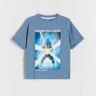 Koszulki dla chłopców - Reserved - Bawełniany t-shirt Dragon Ball - Niebieski - miniaturka - grafika 1